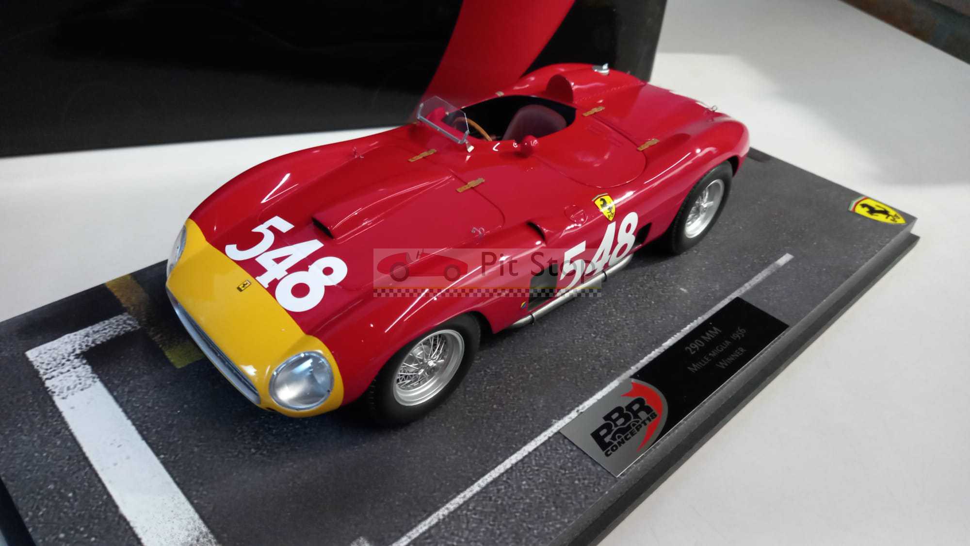 C1818 BBR Ferrari 290 MM Winner Mille Miglia 1956 1 18 Lim Ed 200 Pz