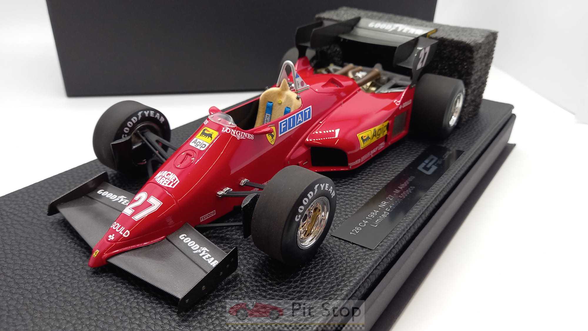 GP32A GP Replicas Ferrari 126 C4 M Alboreto 1984 1 18