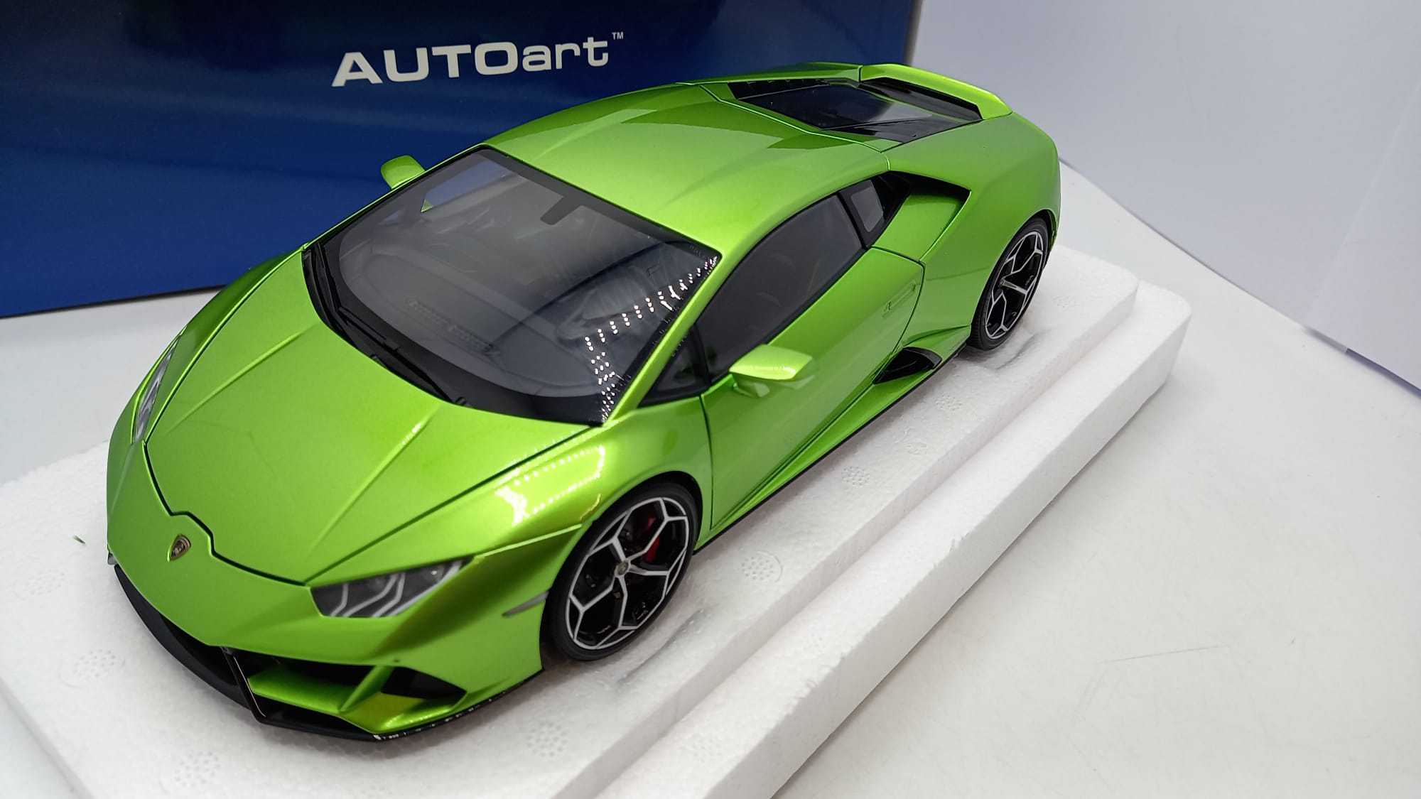 AUTOart 1:18 Lamborghini Huracan Evo Año de construcción 2019 verde