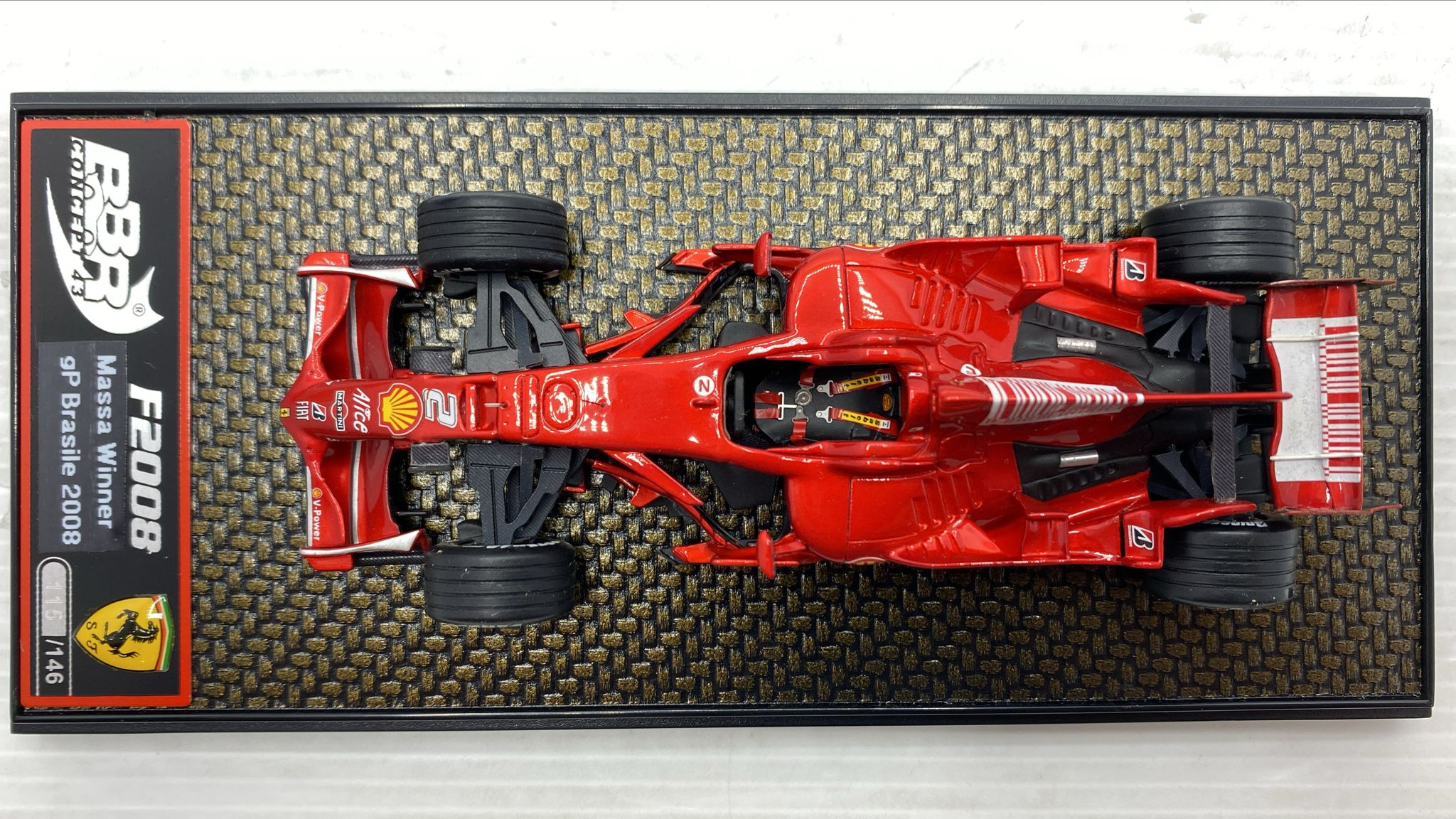 自動車 BBR 1/43 Ferrari F2008 Launch Version 1/43 BBR フェラーリ F2008 LAUNCH VERSION BBRC33 BBR Ferrari