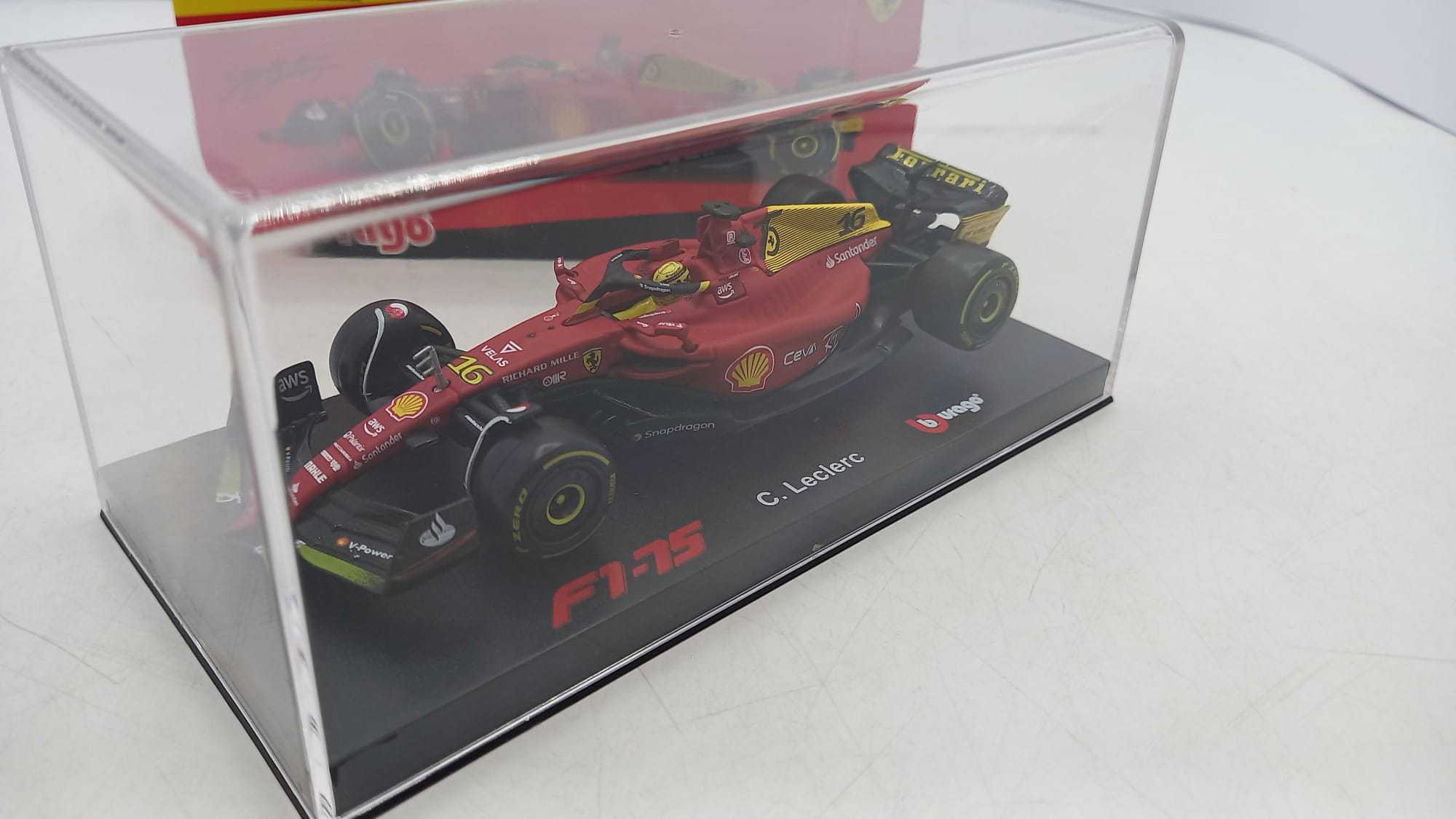 Modellino Ferrari F1 Monza 2022 C.Leclerc F1-75 Giallo Modena