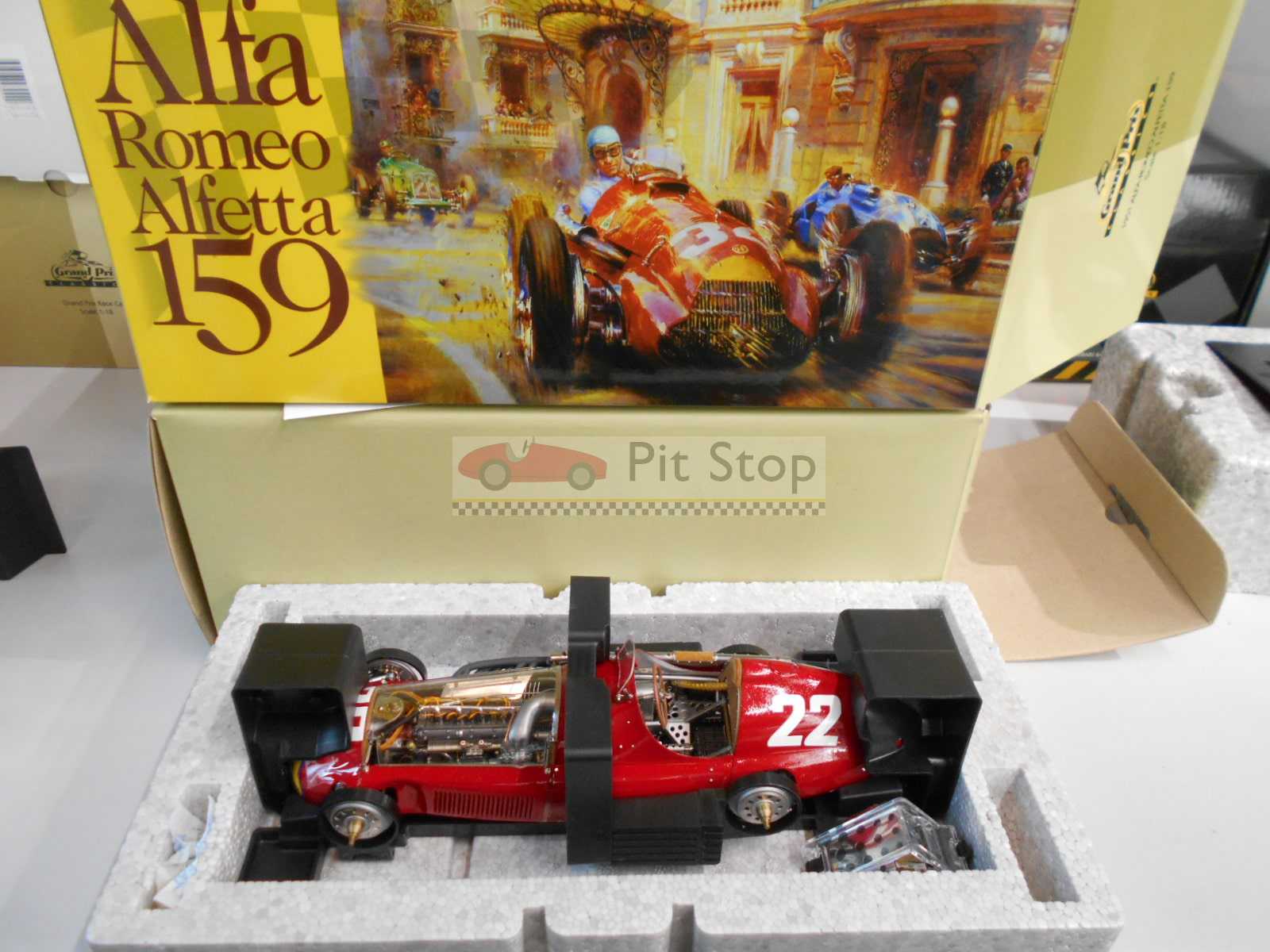 GPC97240 Exoto Alfa Romeo Alfetta 159 winner GP of Spain Juan Manuel Fangio  1951 1/18