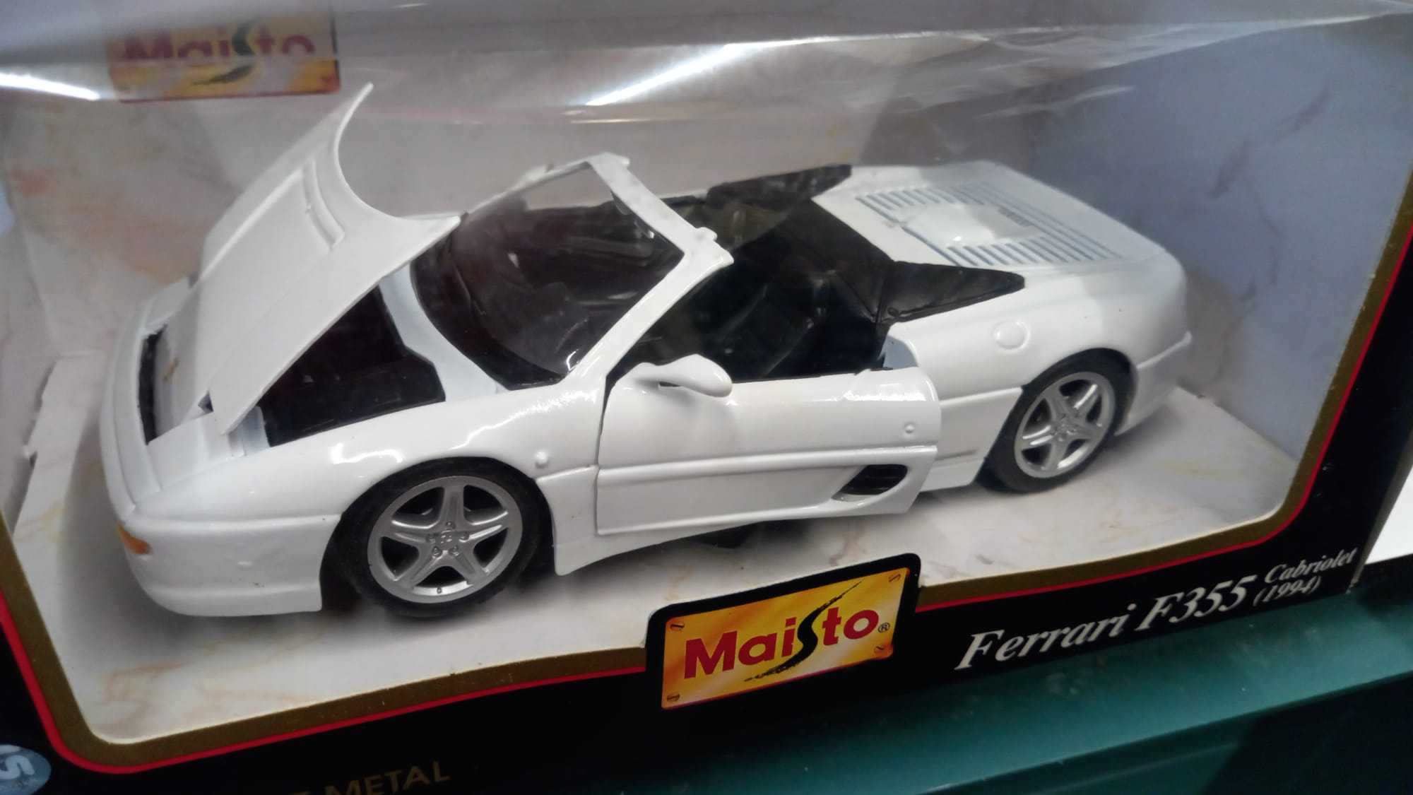 Ferrari F355 Spider Gris 1/18 Hot Wheels – Miniature Cabriolet De Collection