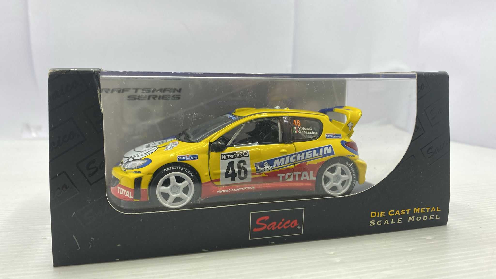 Peugeot 206 WRC – Rallye Grande-Bretagne 2002 – Valentino Rossi – IXO 1/43 RAM093