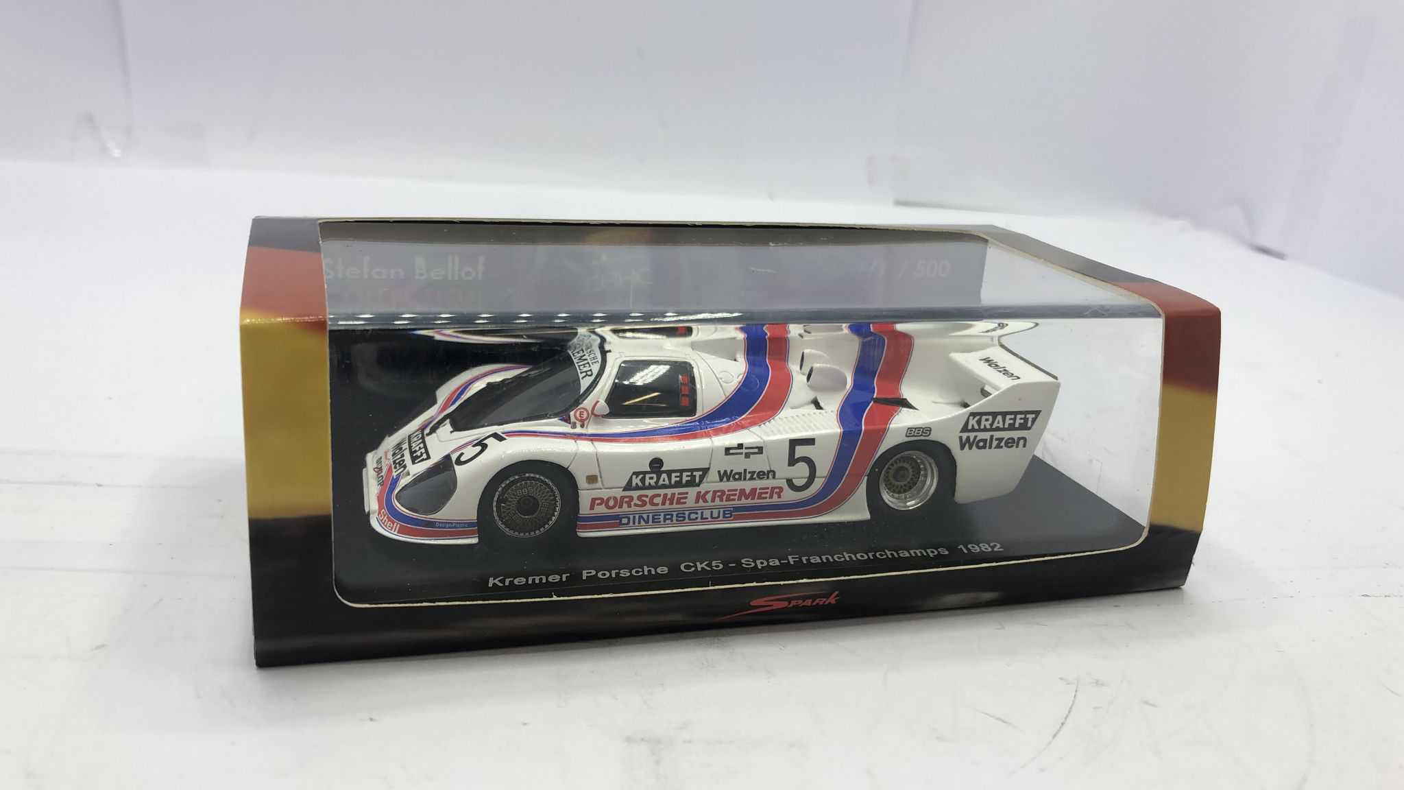 Kremer Porsche CK5 1982年スパ・フランコルシャン限定品 Yahoo!オークション - 1/43 完成品 ポルシェ クレマー CK5