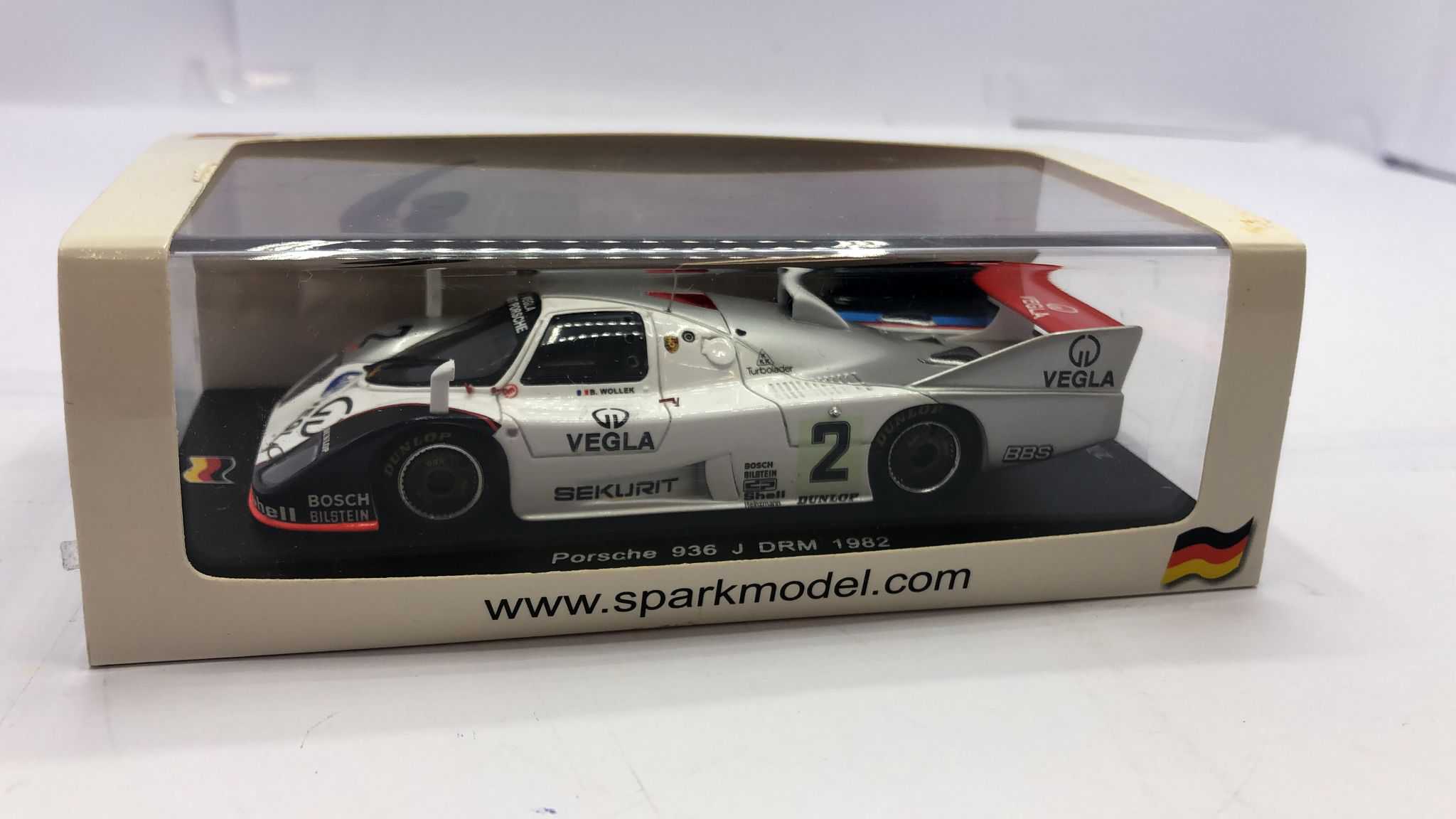 Porsche 962 #67 – Vainqueur Daytona 1989 – Spark 1:43 S0939 – Équipage Wollek/Bell/Andretti