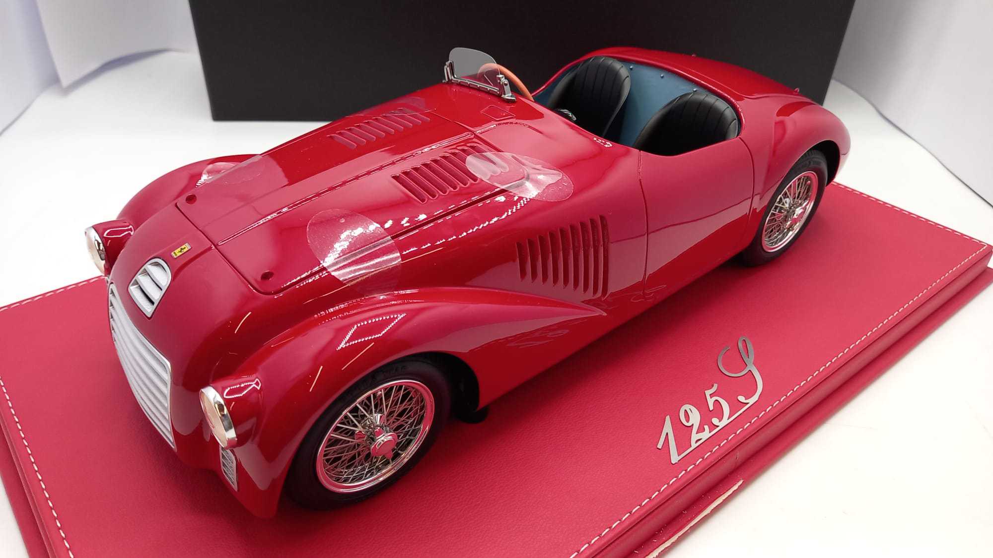 1/12 VIP Scale Models Ferrari 125S Roadster 1947 レッド フェラーリ-